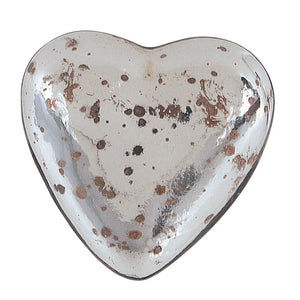 2-1/4"L Mercury Glass Heart