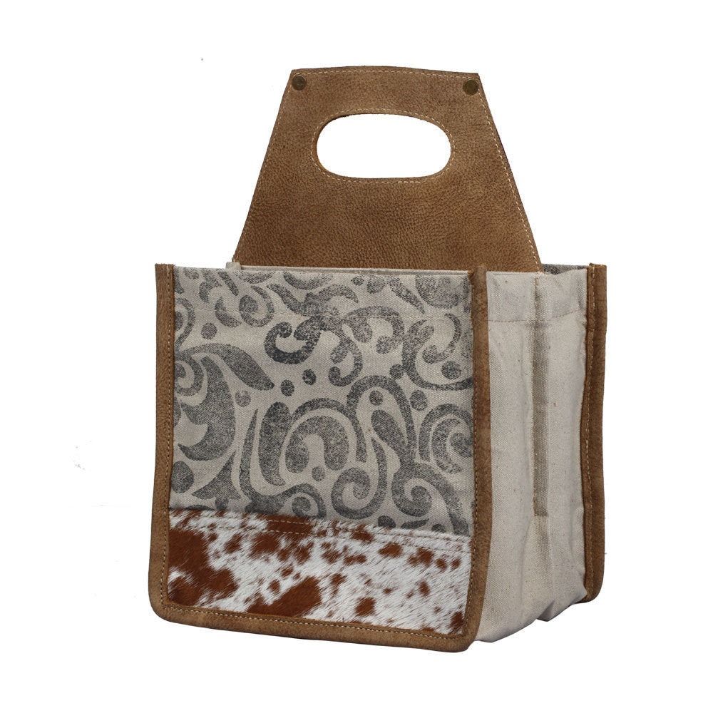 Leaf Print 6-Pack Beer Caddy